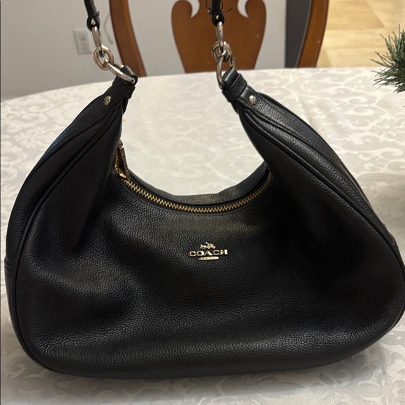Coach Black Leather Hobo Bag - Picture 2 of 6